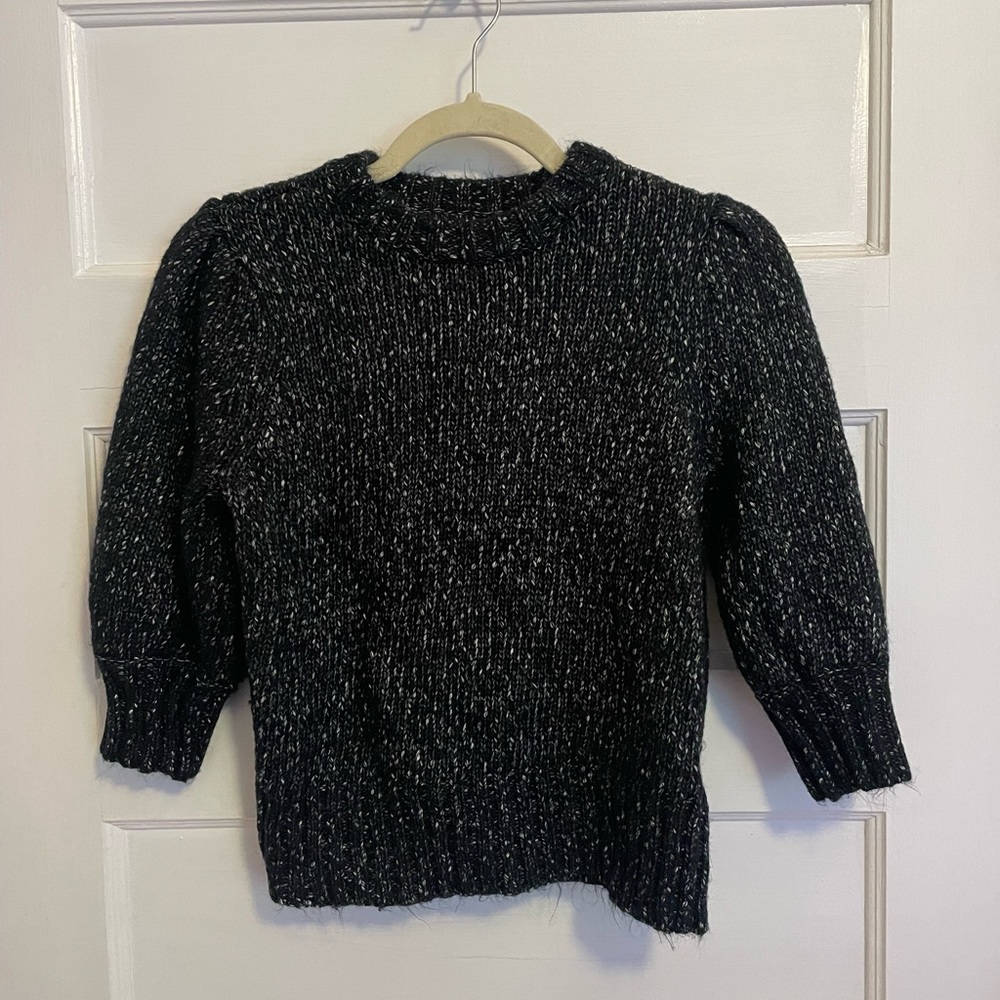 Cropped Grey Sweater